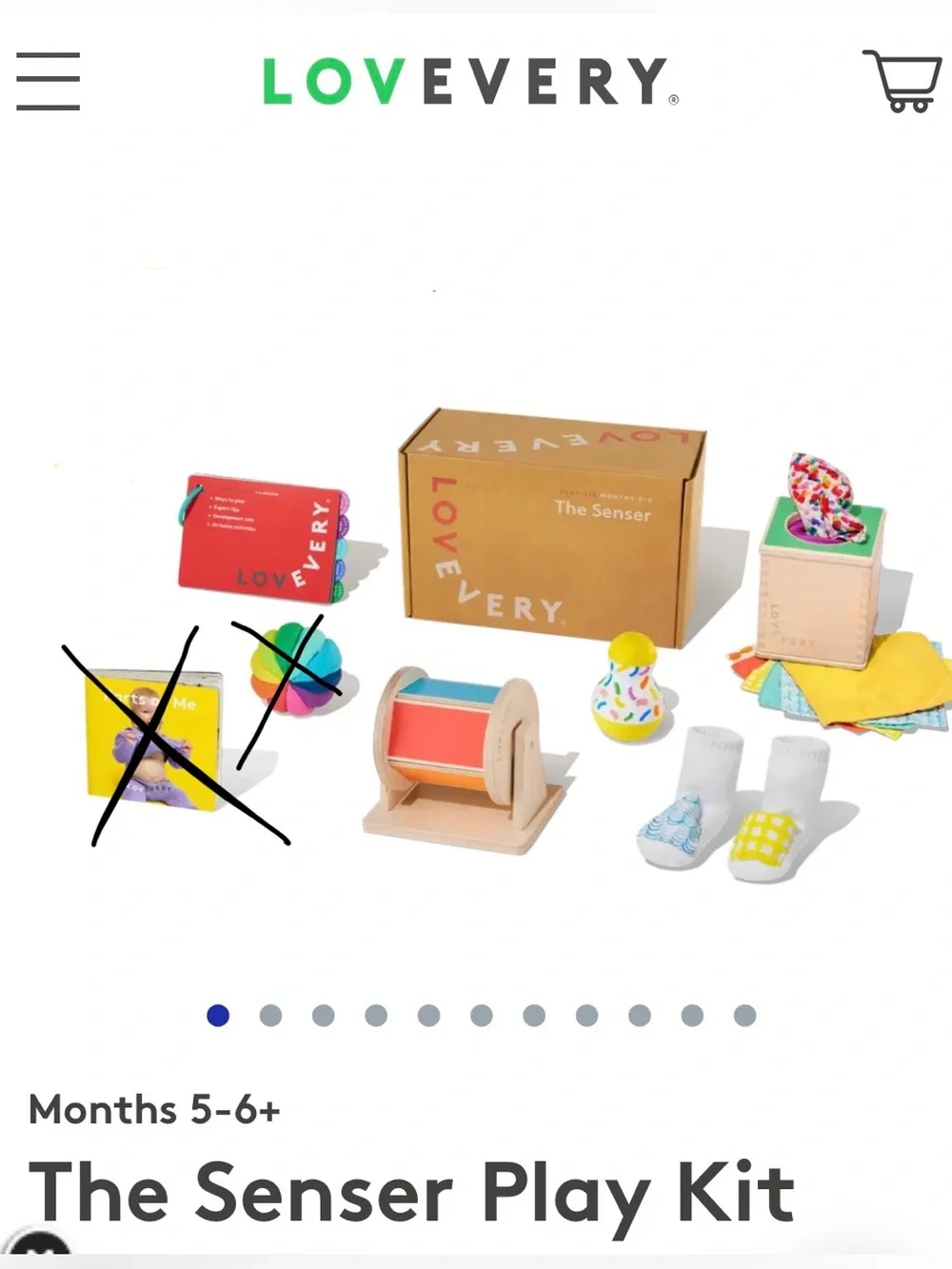 Lovevery Montessori Wooden The Sensor Play Kit